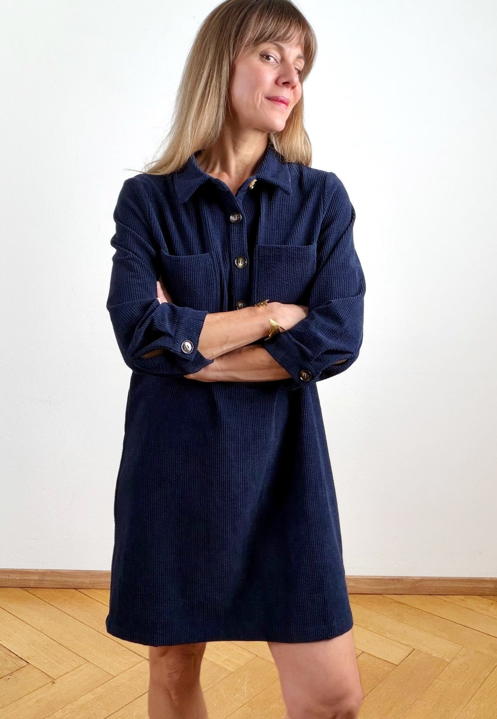 Robe Gaïa marine