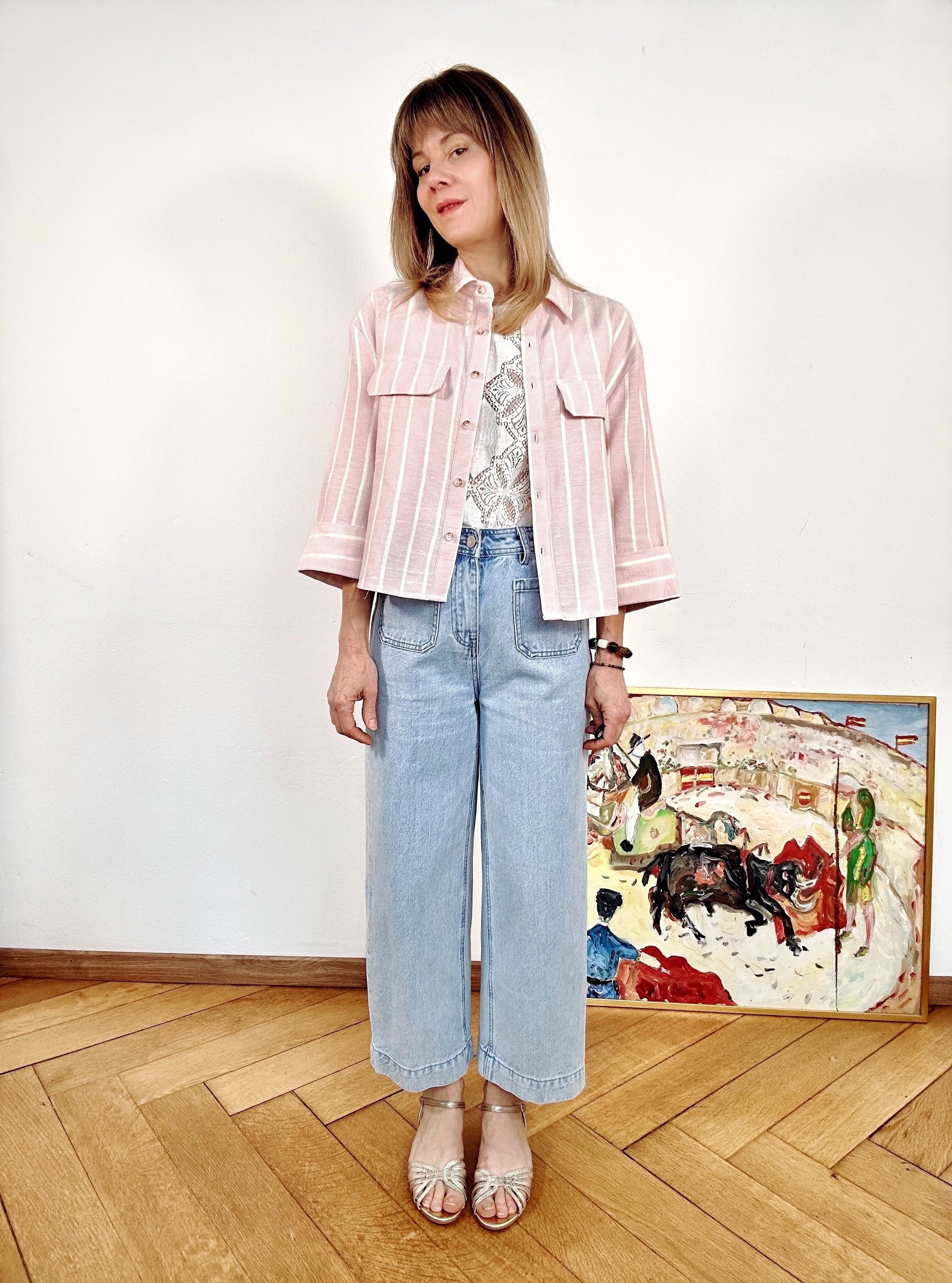 Chemise Nova rose poudre