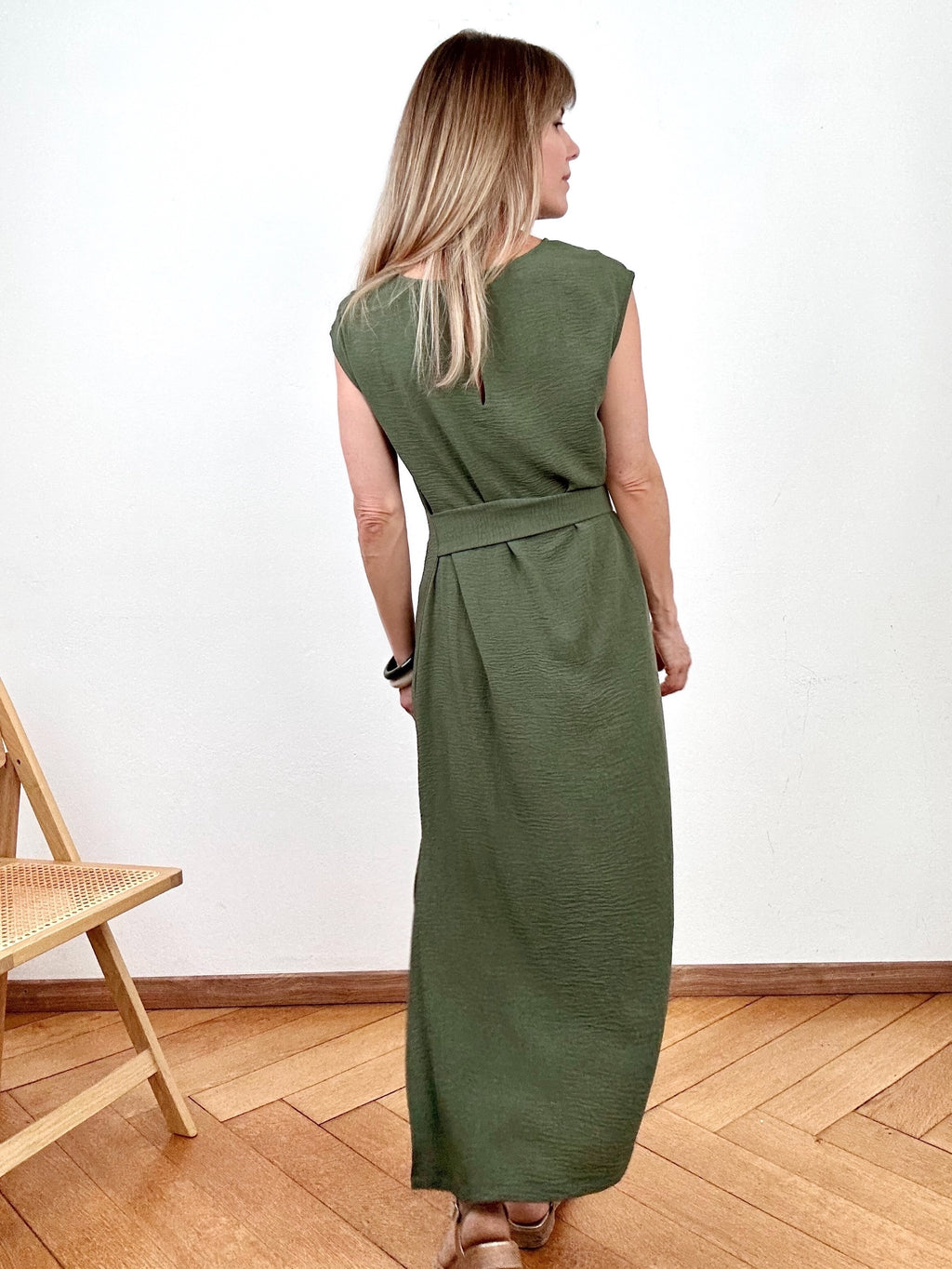Robe Olivia kaki