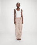 Pantalon Volute rayé choco