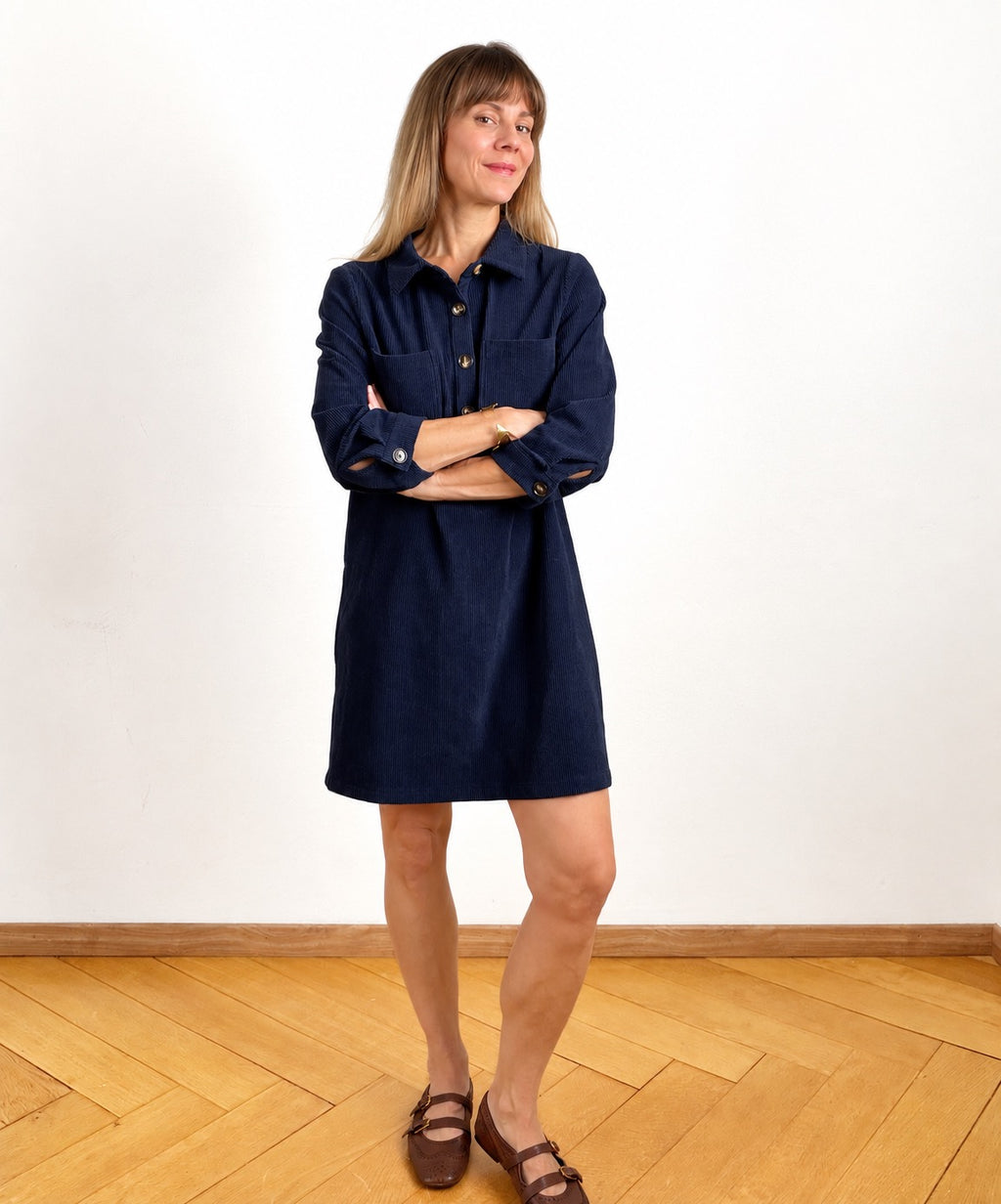 Robe Gaïa marine