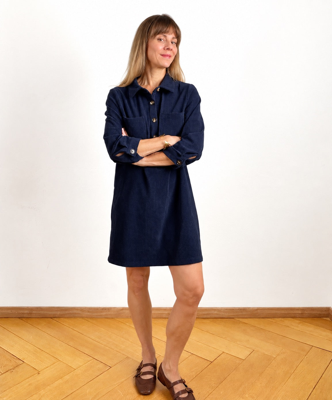 Robe Gaïa marine