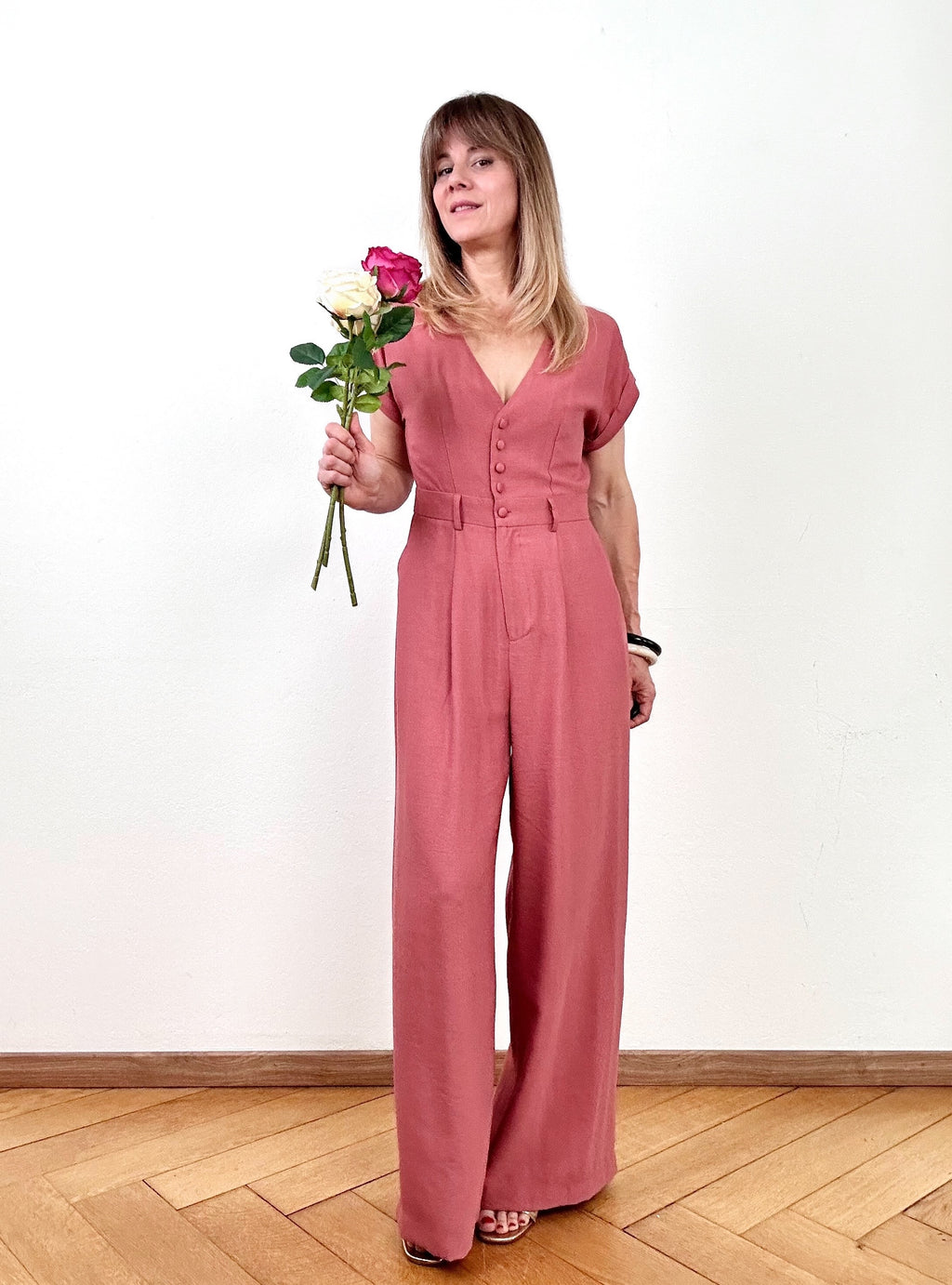 Combi Naïs rose poudre