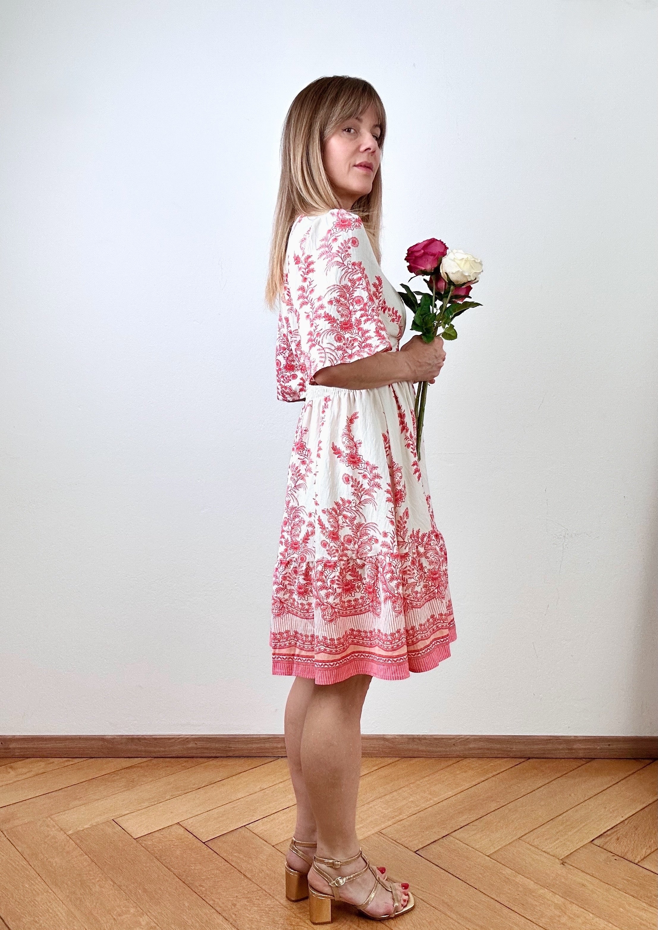 Robe Dolce corail