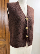 Charger l&#39;image dans la galerie, Gilet Heart chocolat
