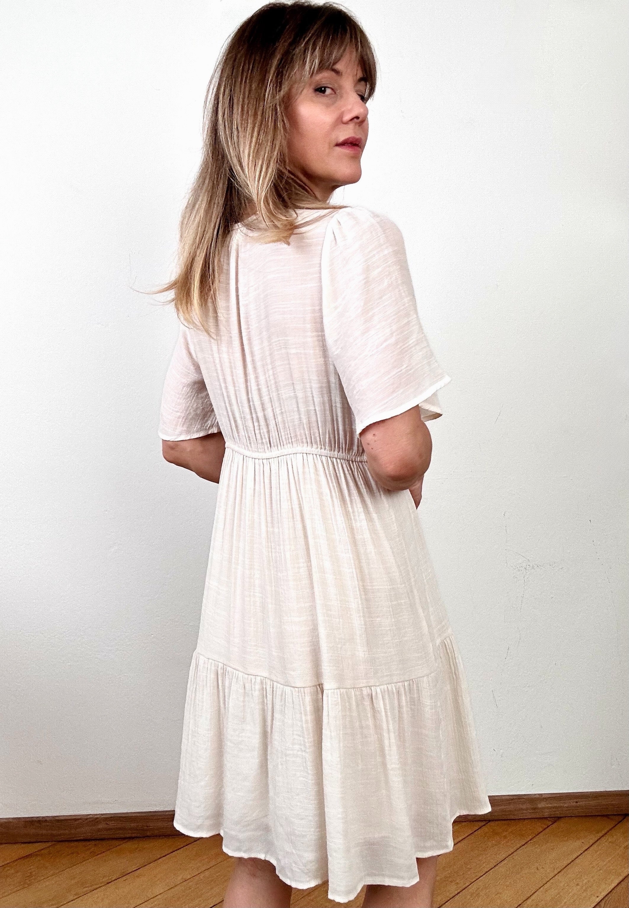 Robe Camélia ivoire