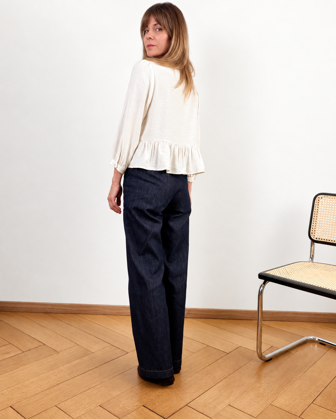 Blouse Carmen écrue