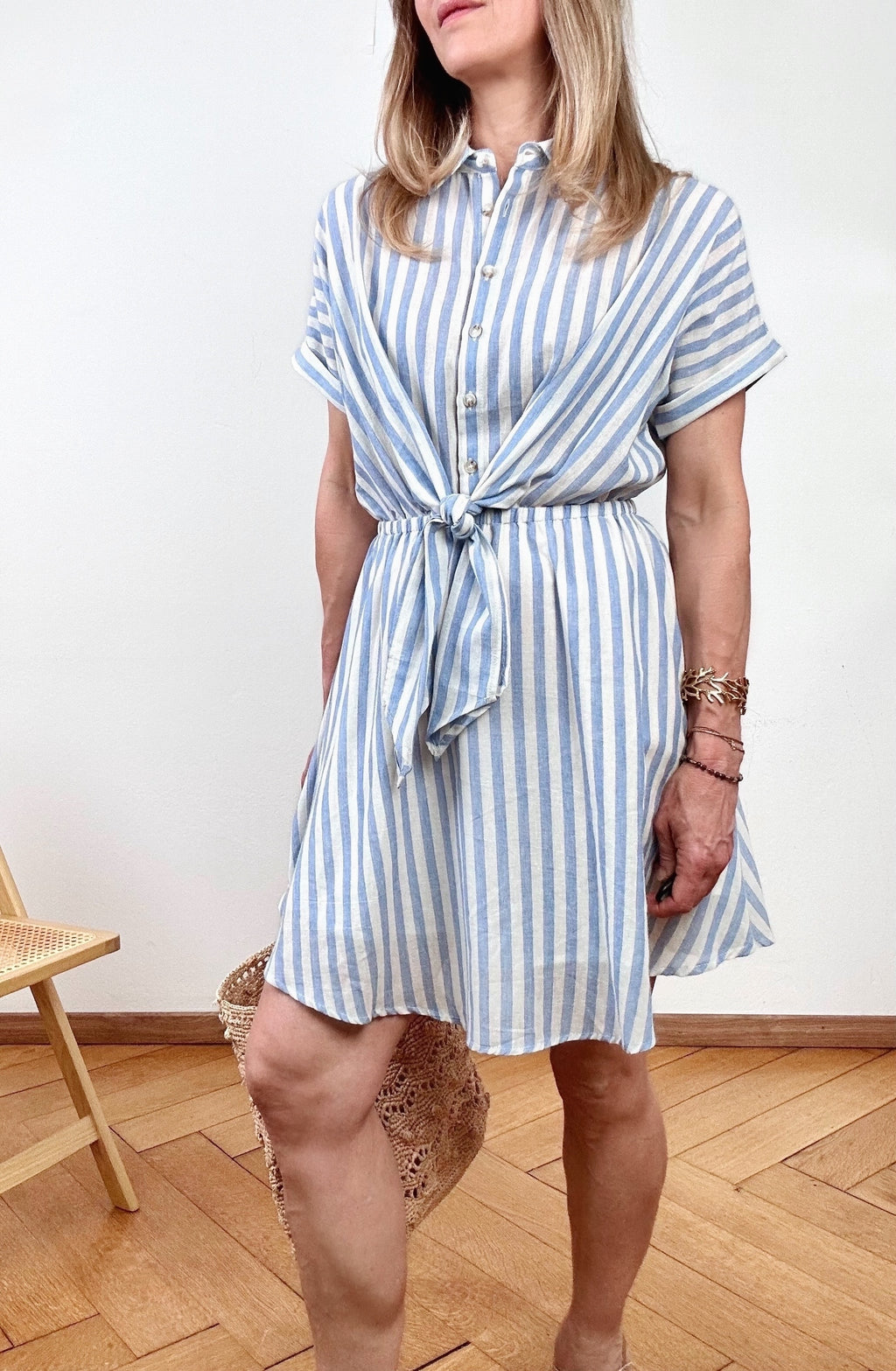 Robe Alizé rayures bleues