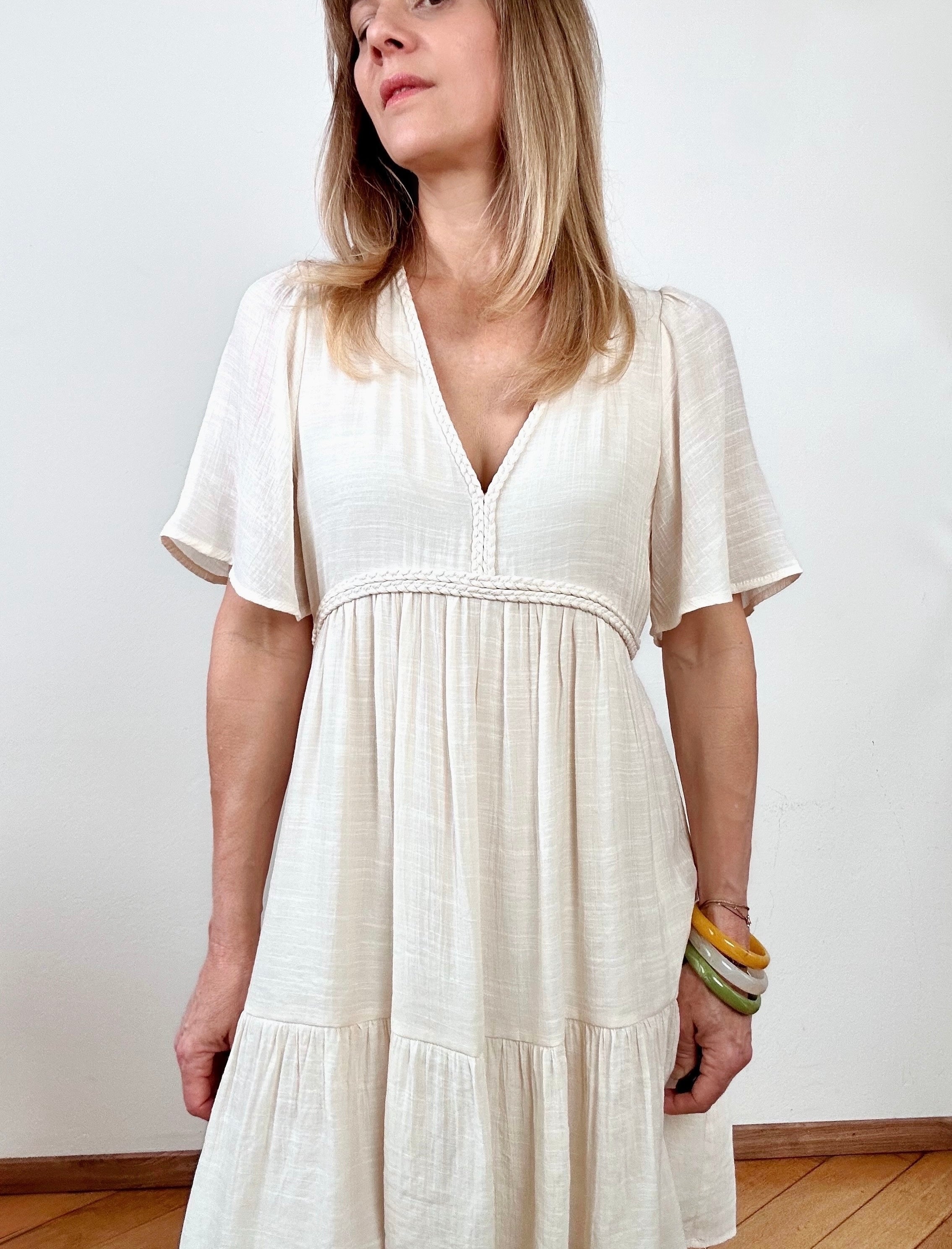 Robe Camélia ivoire