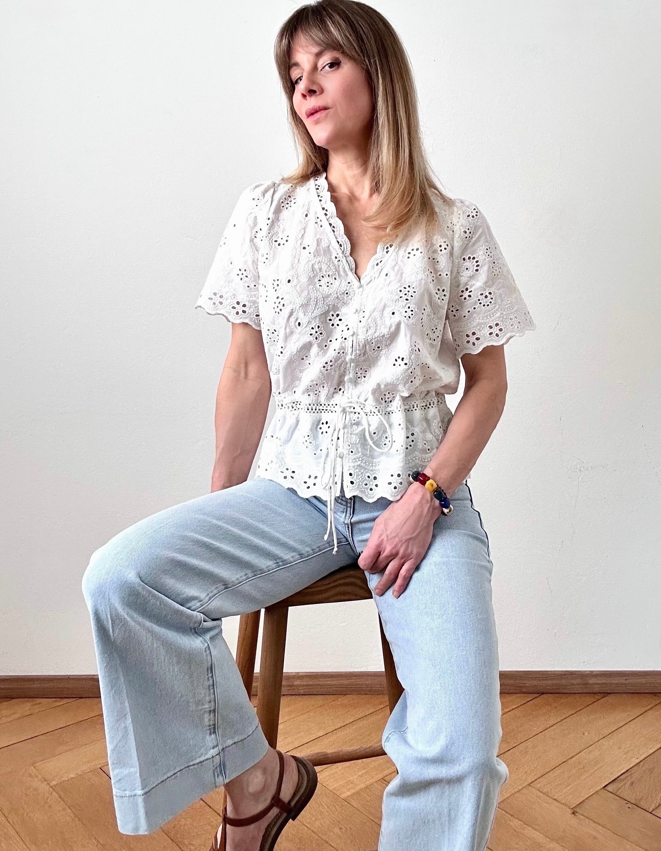 Blouse Aélis écru