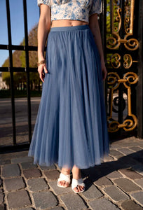 Jupe Louise bleue