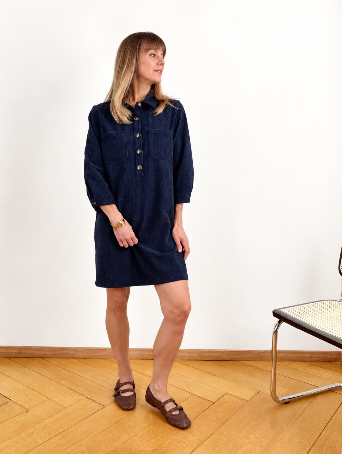 Robe Gaïa marine