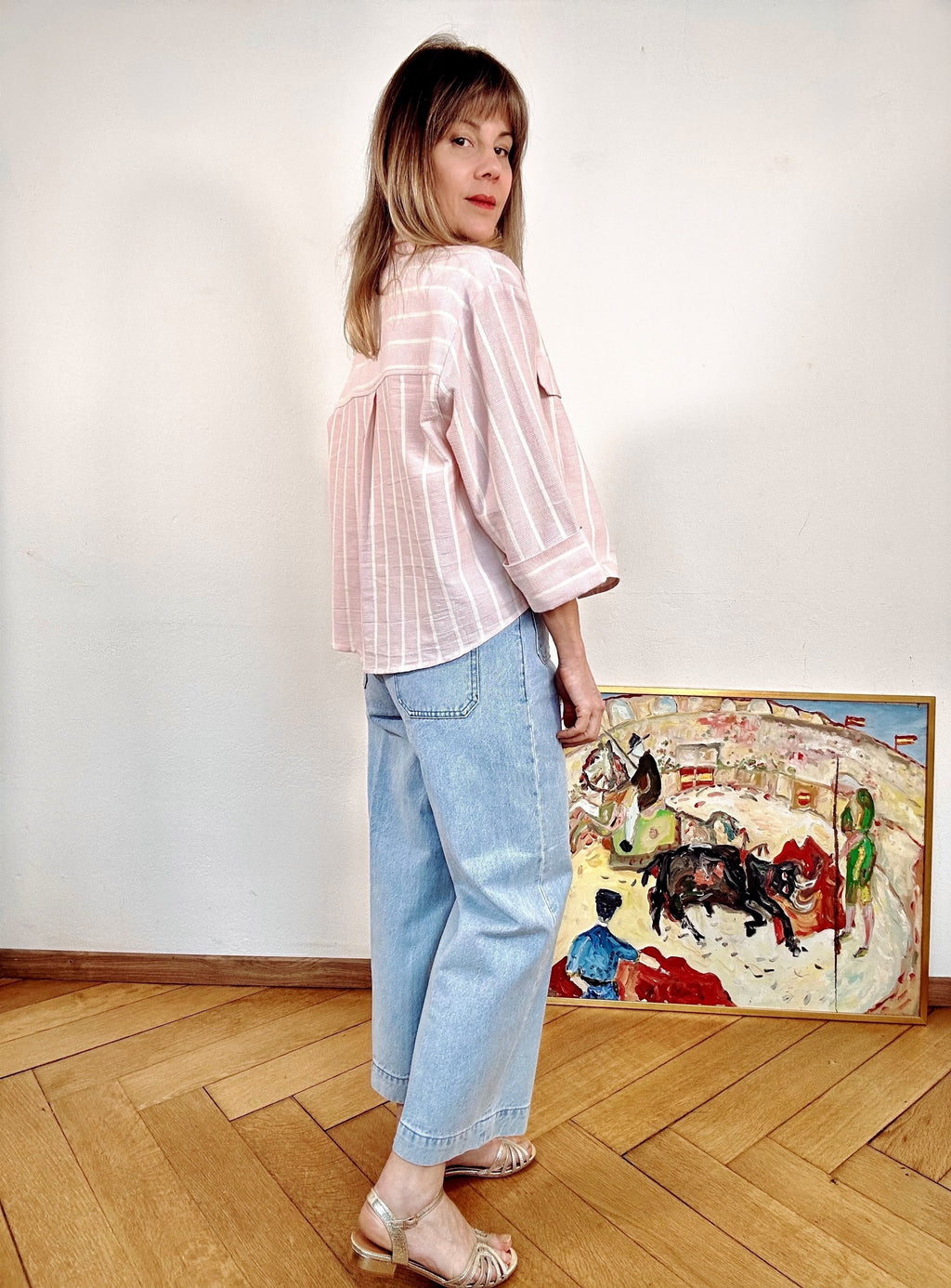Chemise Nova rose poudre