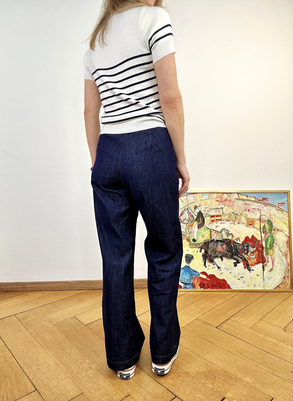 Pantalon Marin jean brut
