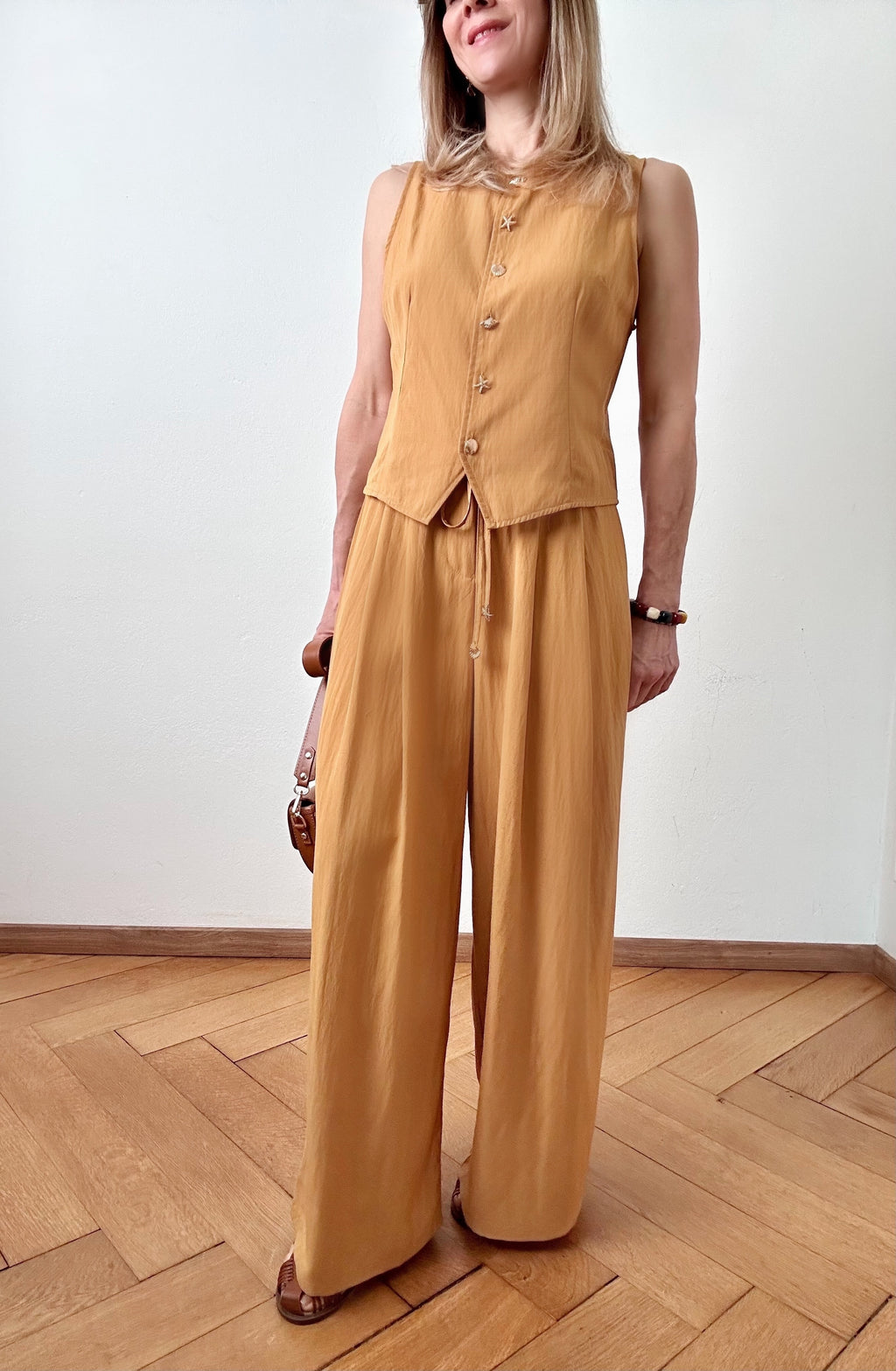 Pantalon Zahara safran