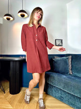 Charger l&#39;image dans la galerie, Robe Luz rouille
