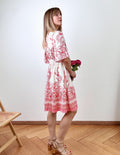Robe Dolce corail