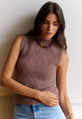 Gilet Basile taupe