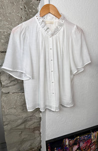 Blouse Romantique M/C écrue