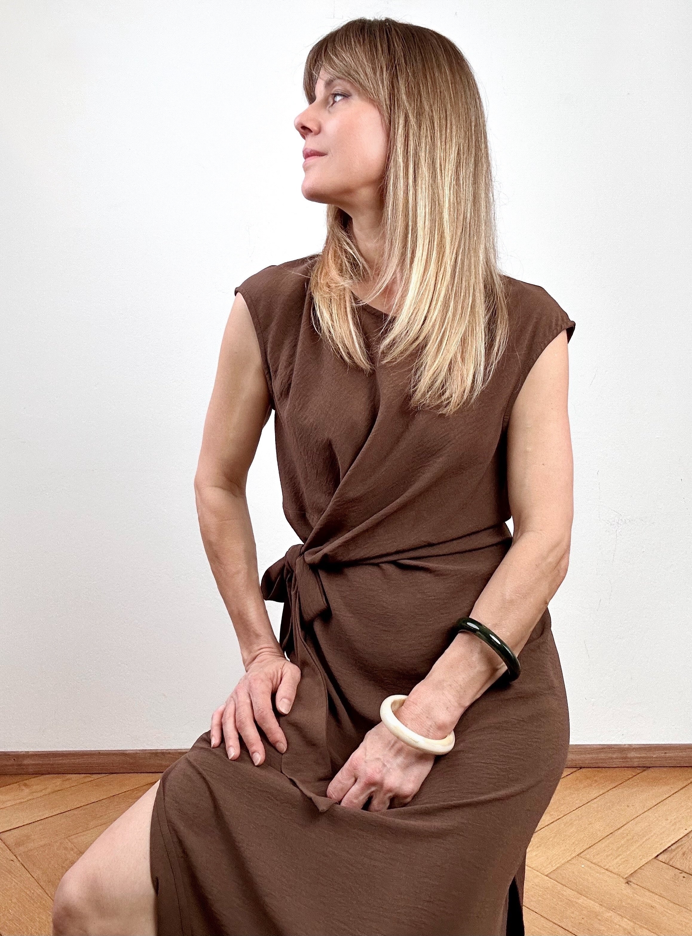 Robe Olivia choco