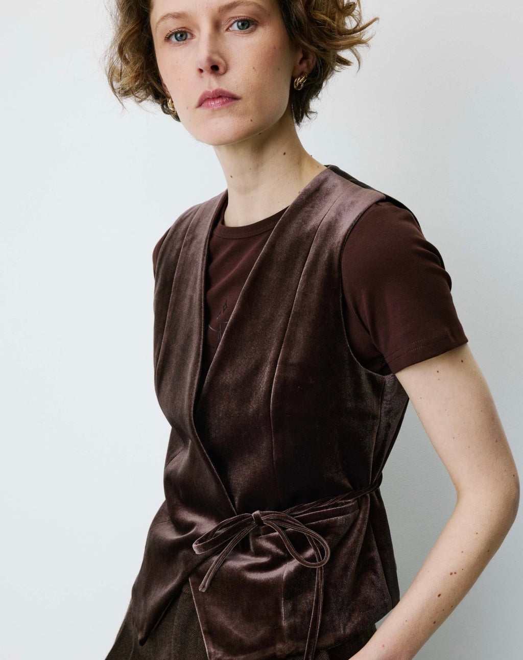 Gilet Benny choco