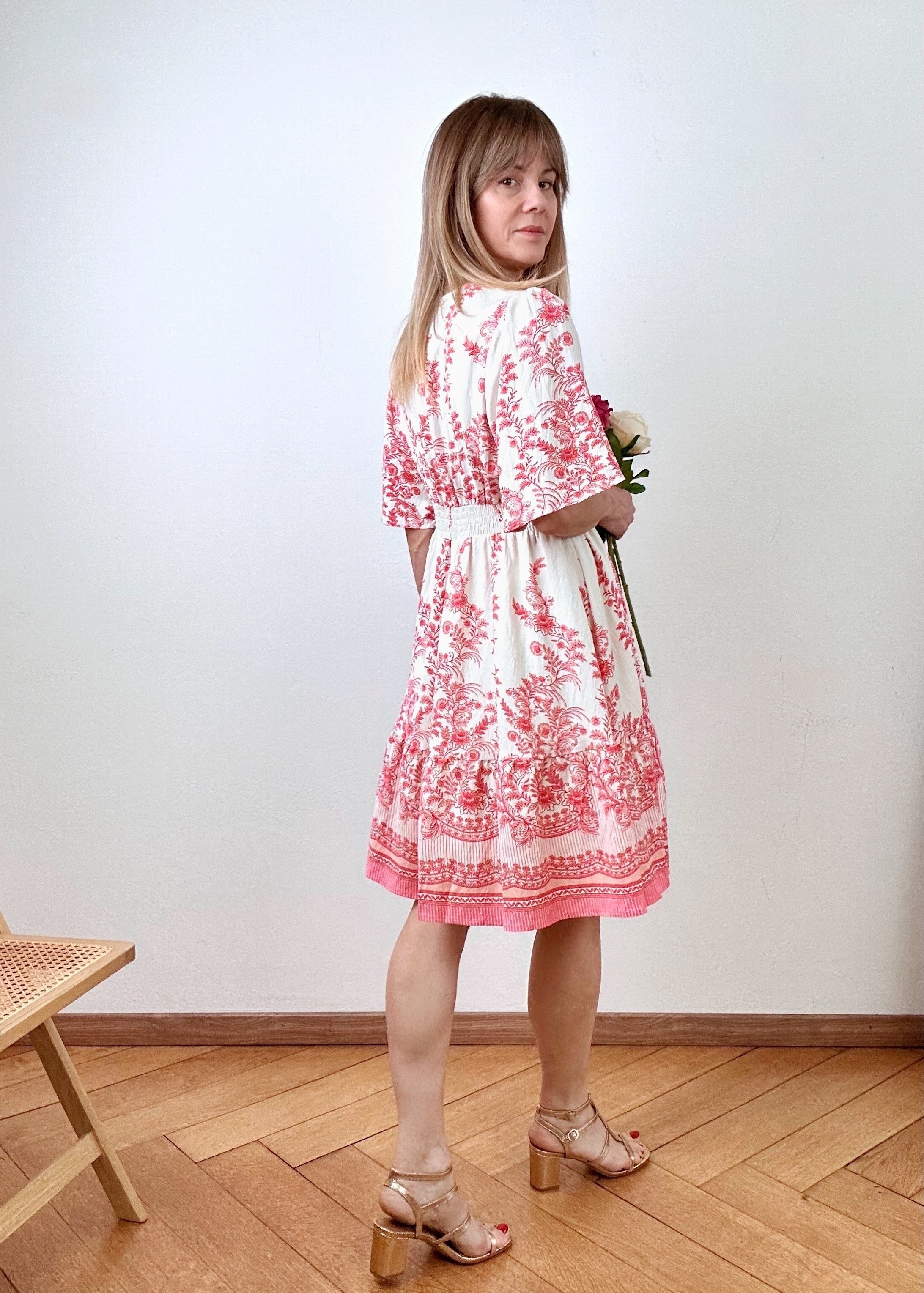 Robe Dolce corail