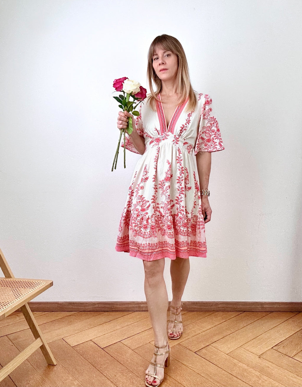 Robe Dolce corail