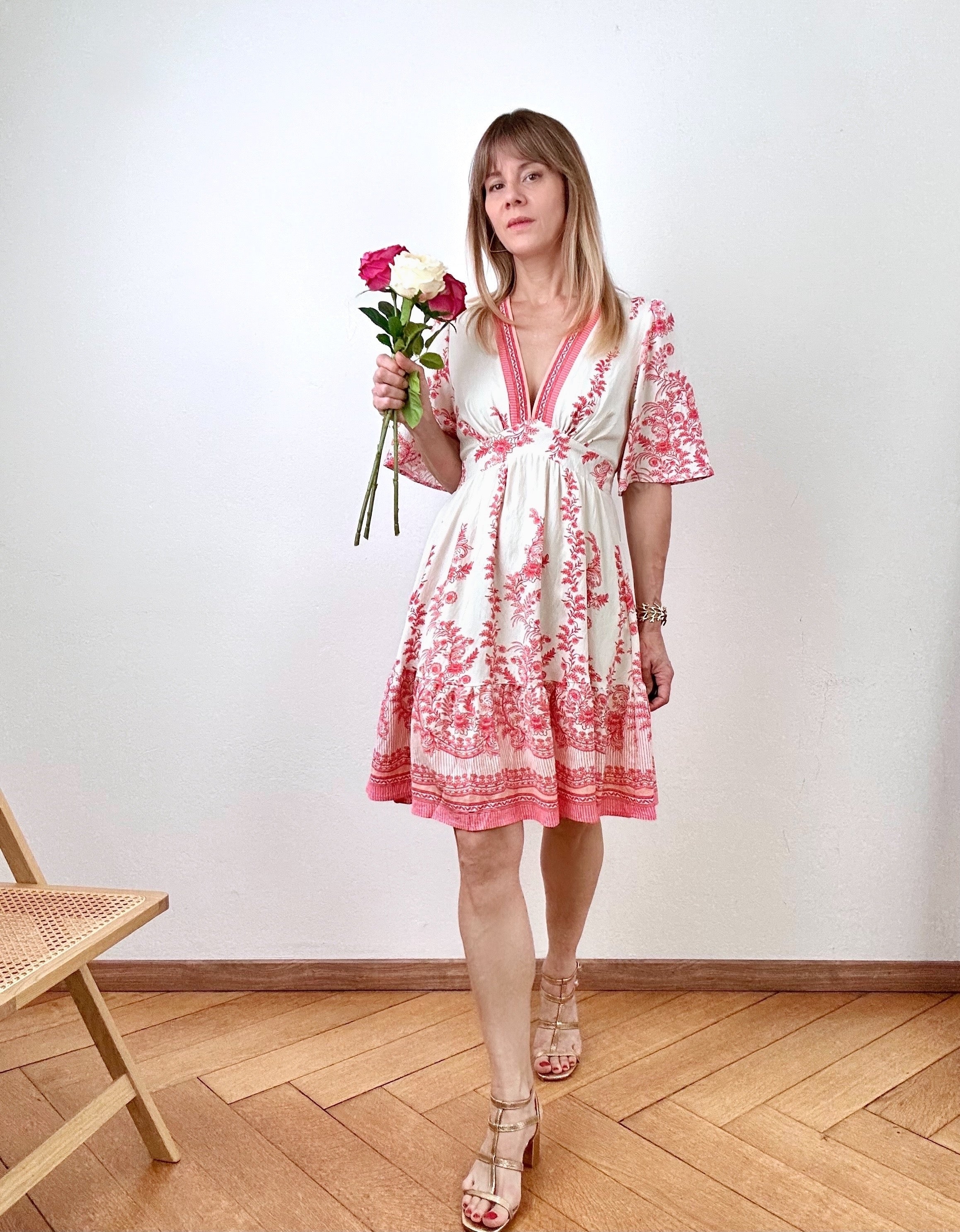 Robe Dolce corail