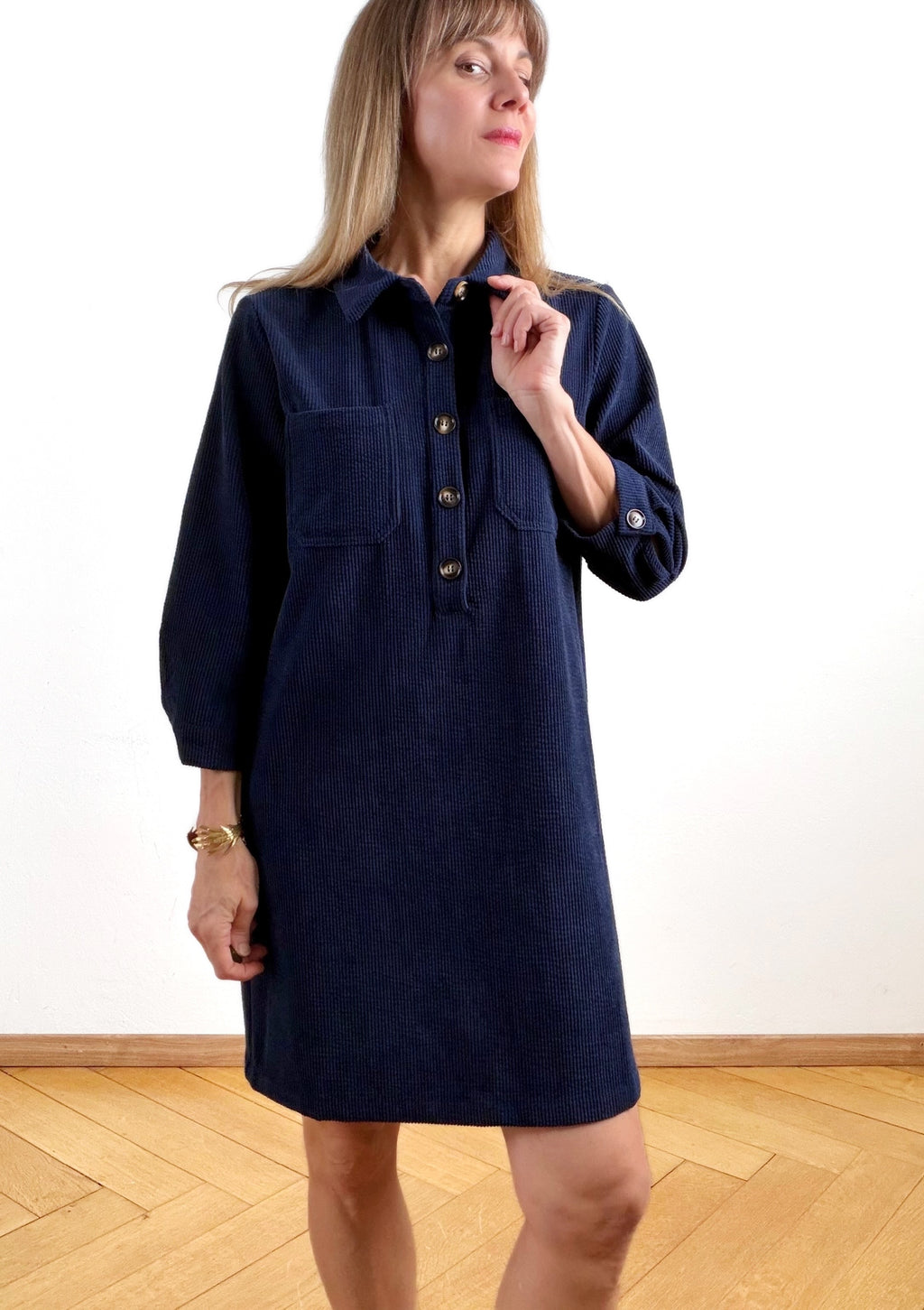 Robe Gaïa marine