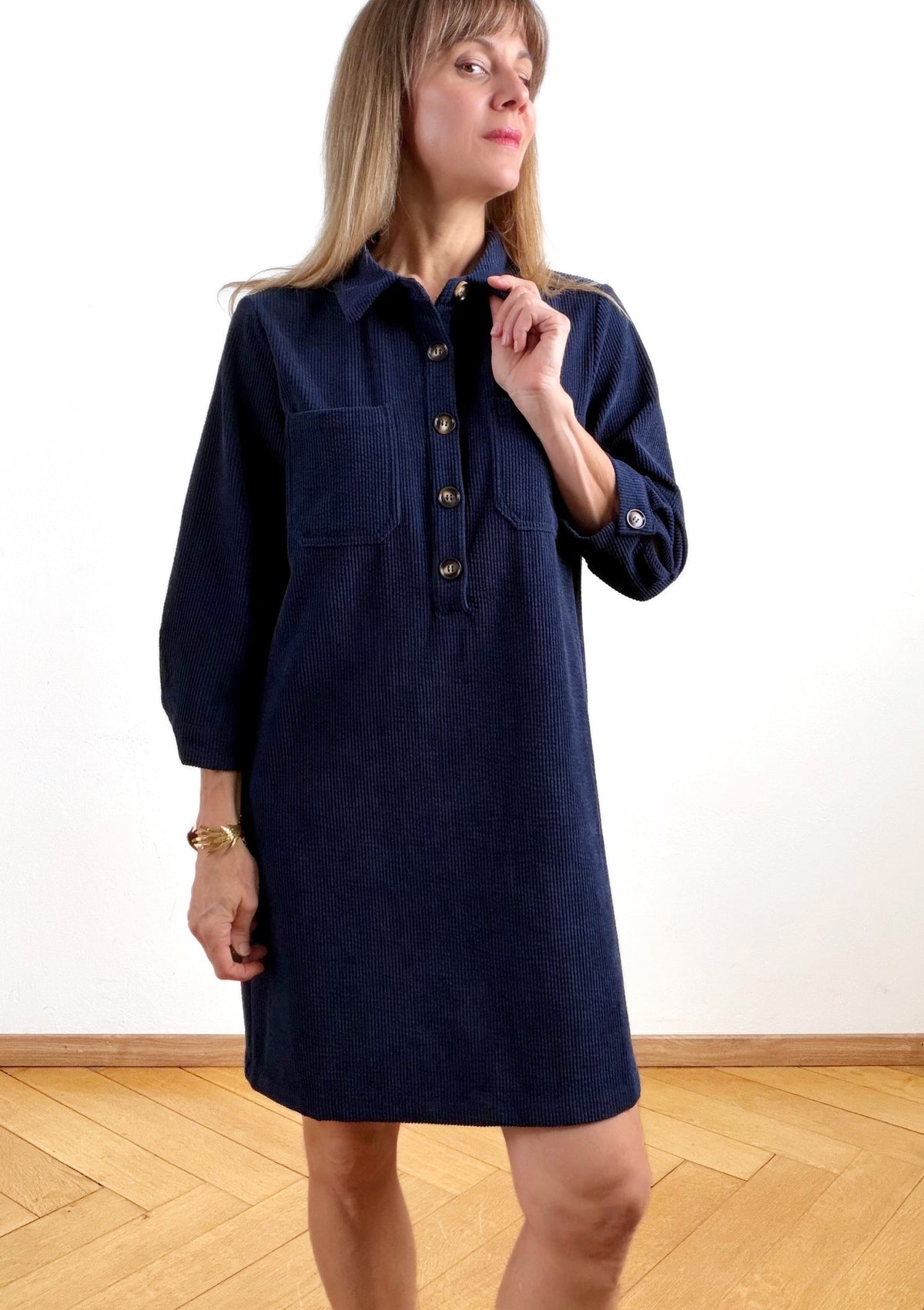 Robe Gaïa marine