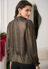 Charger l&#39;image dans la galerie, Blouse Romantique bronze
