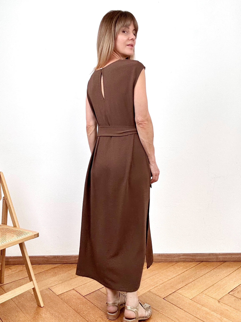 Robe Olivia choco