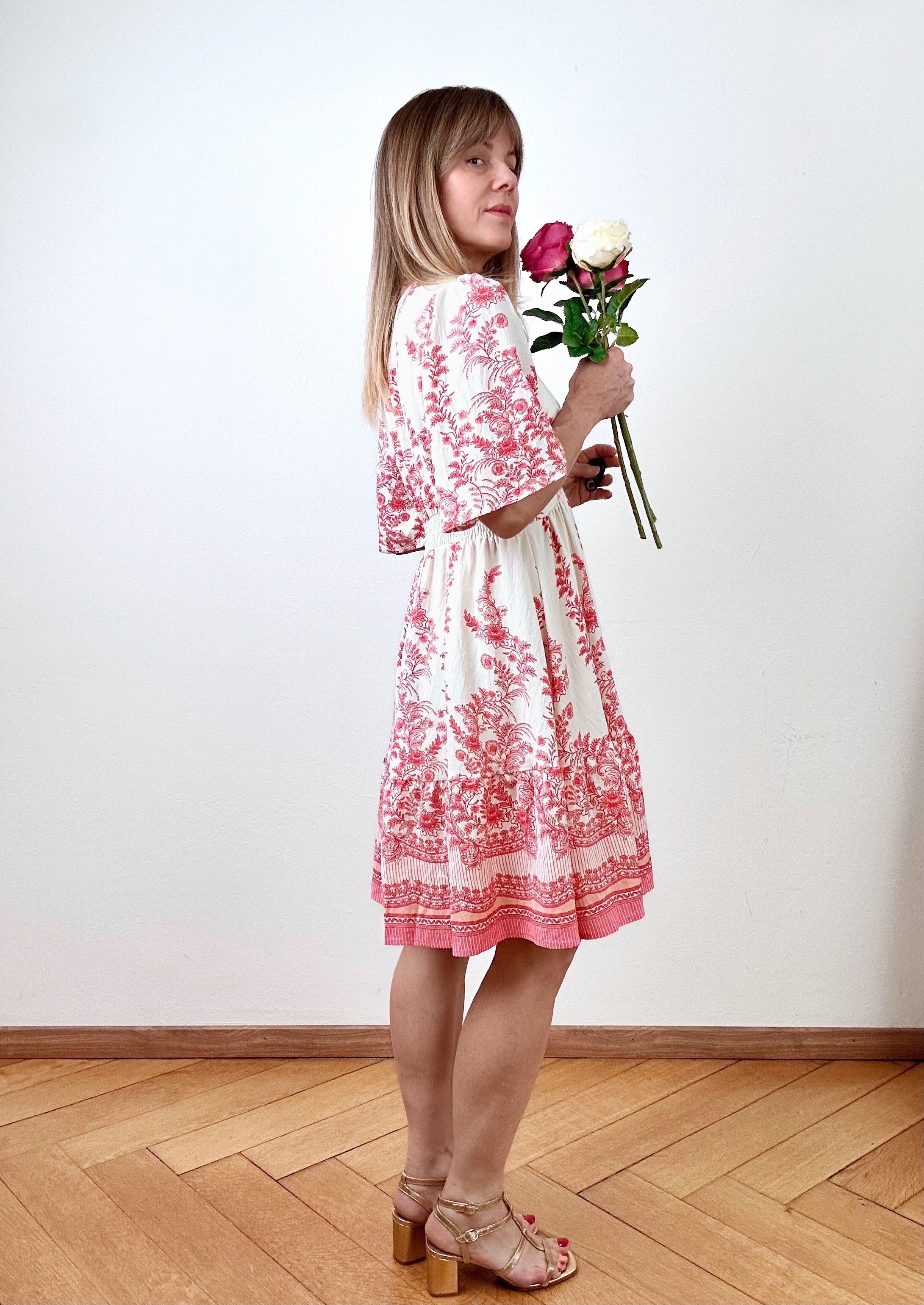 Robe Dolce corail
