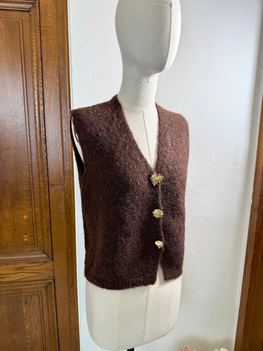 Gilet Heart chocolat