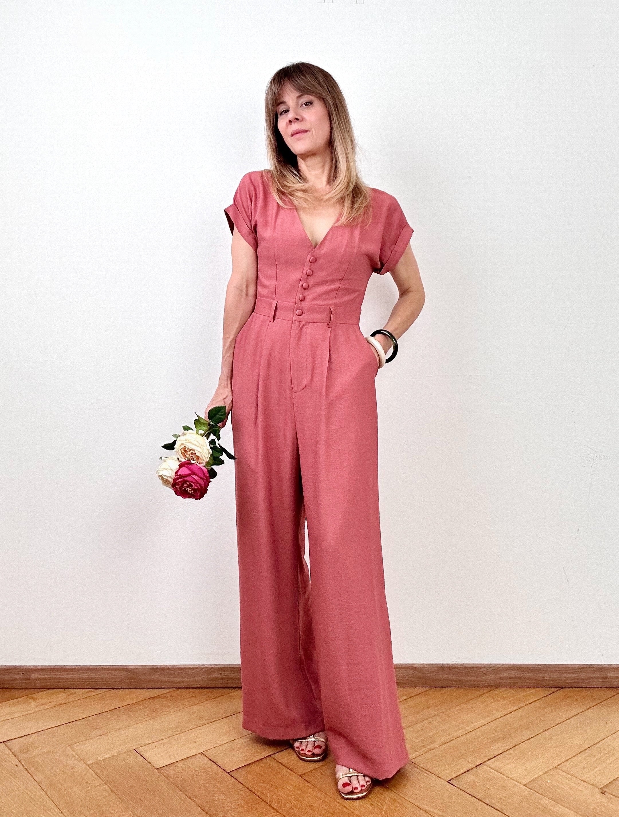 Combi Naïs rose poudre