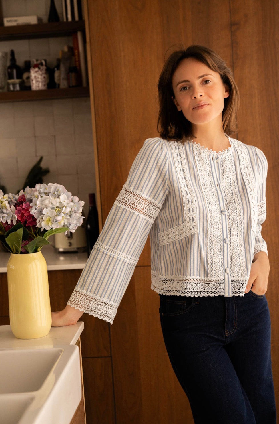 Blouse Elena rayures