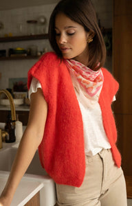 Gilet Etoile « Rouge à lèvres