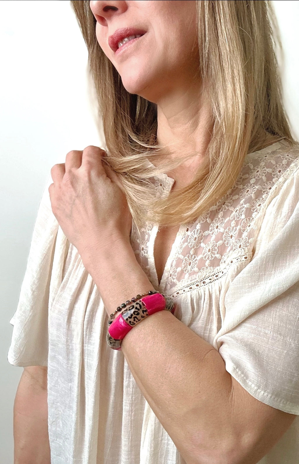 Bracelet Néo fushia