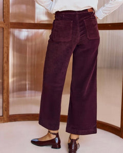 Pantalon Atlanta lie de vin