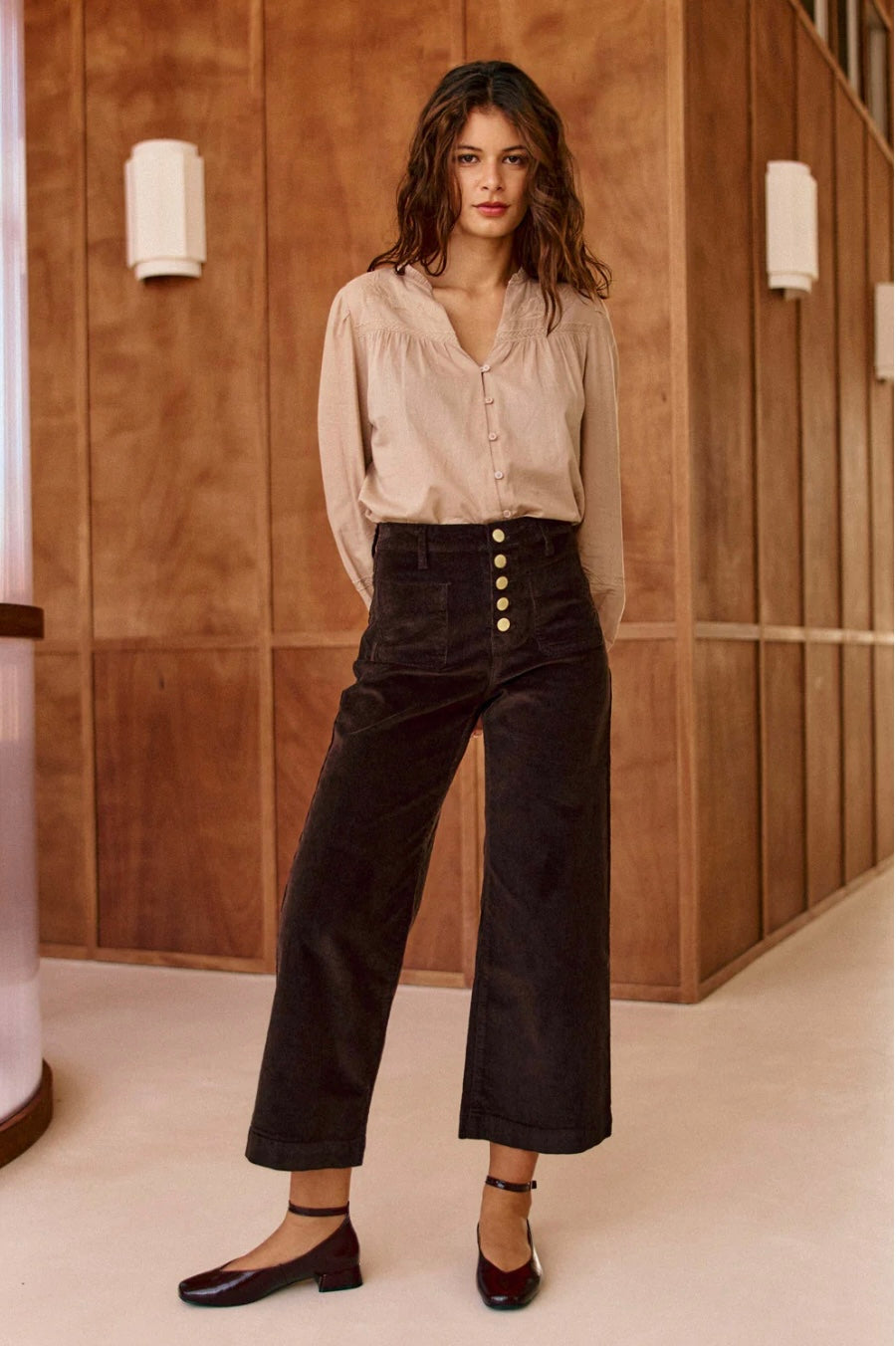 Pantalon Atlanta marron