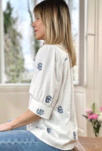 Charger l&#39;image dans la galerie, Blouse Laurie ( broderie fleurs
