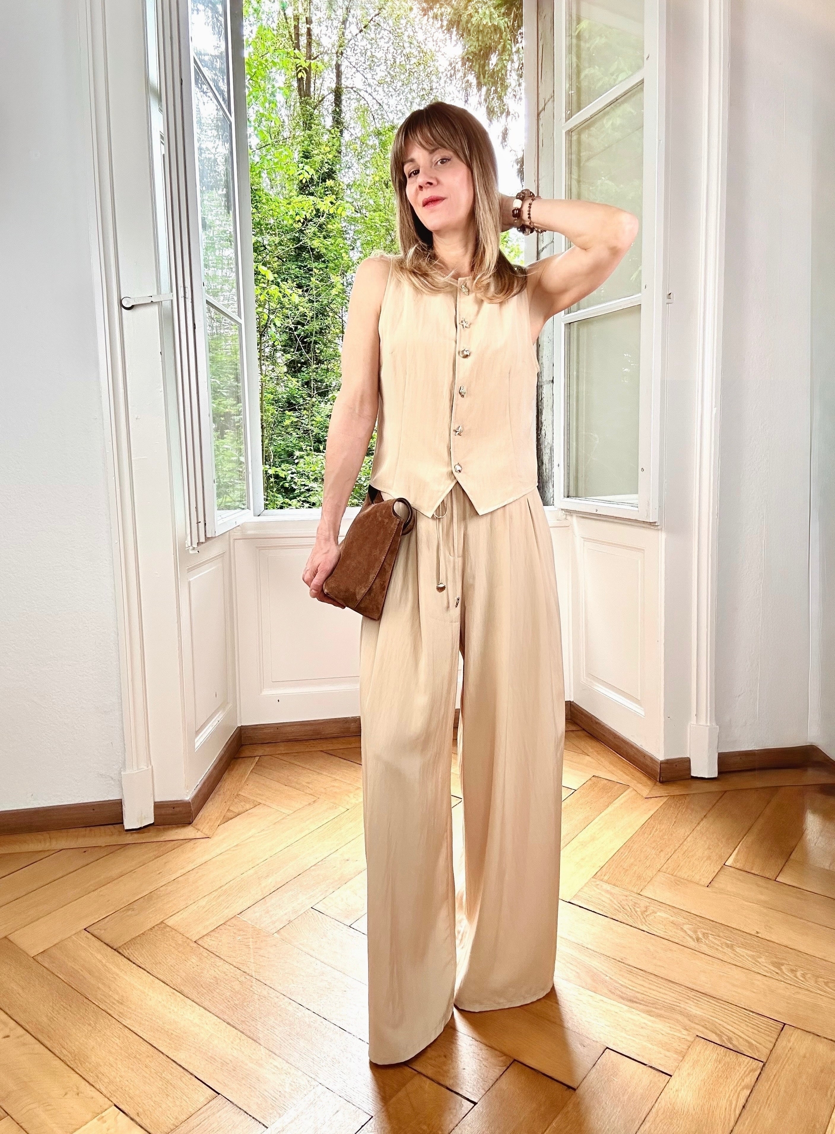 Pantalon Zahara beige