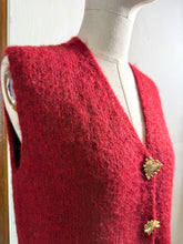 Charger l&#39;image dans la galerie, Gilet Heart bordeaux
