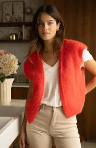 Gilet Etoile « Rouge à lèvres