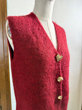 Charger l&#39;image dans la galerie, Gilet Heart bordeaux
