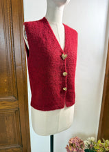Charger l&#39;image dans la galerie, Gilet Heart bordeaux
