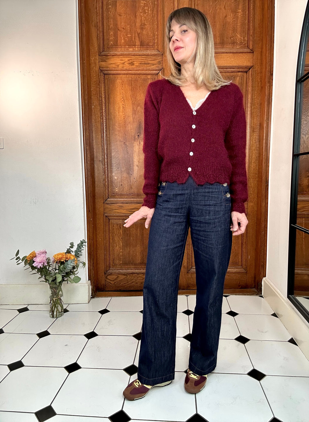 Gilet Lanis bordeaux