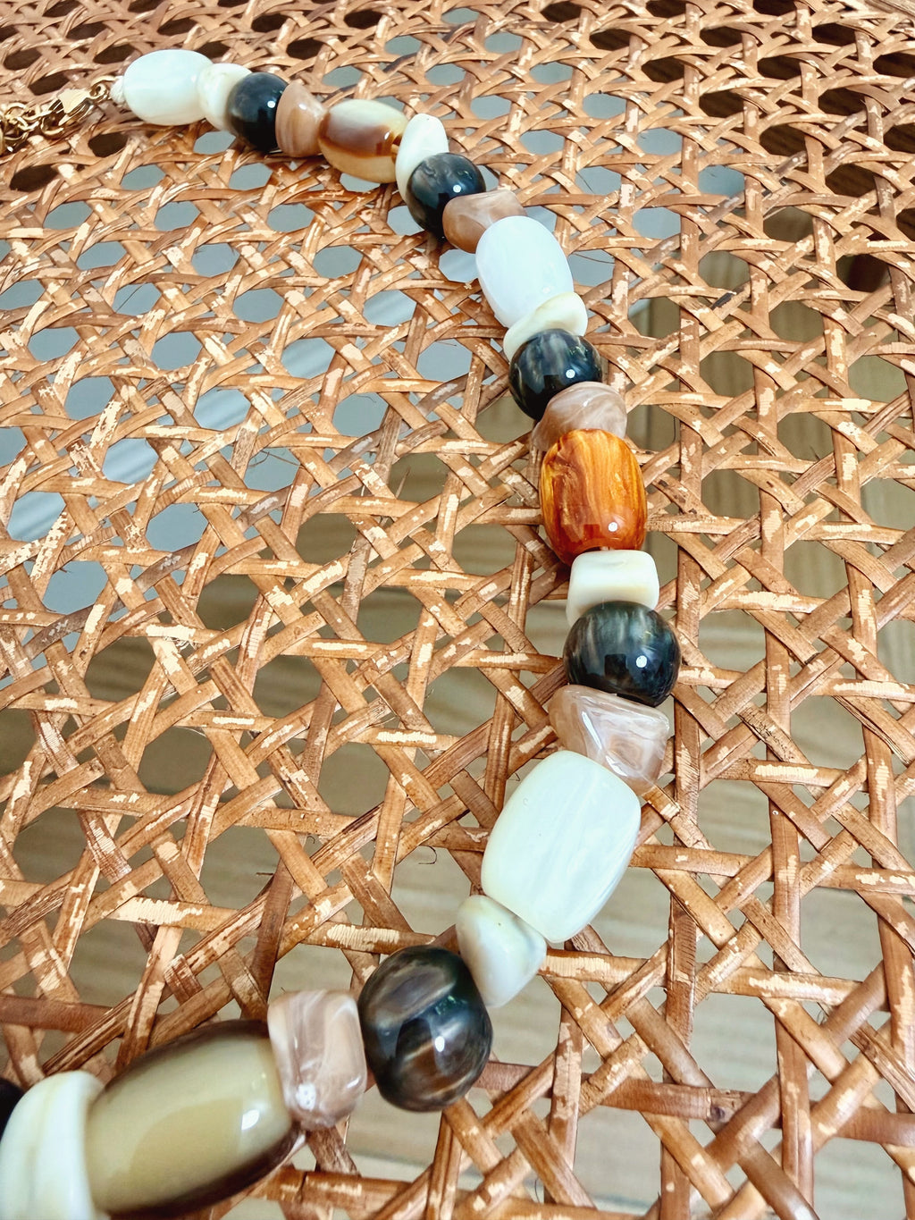 Collier Kumo marron