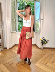 Jupe Star bois de rose