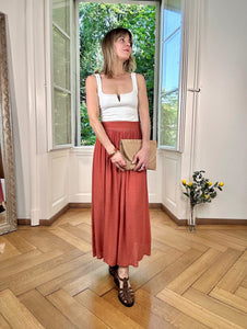 Jupe Star bois de rose